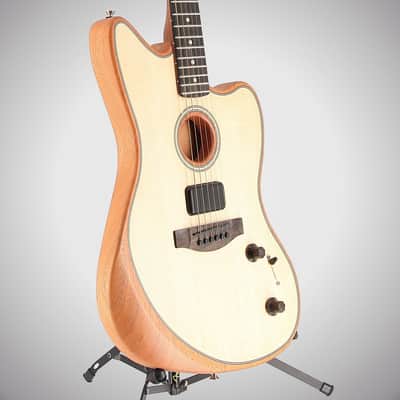 Fender Certified Pre-Owned American Acoustasonic Jazzmaster, Natural, Ebony Fingerboard (I10) (3162A) image 3