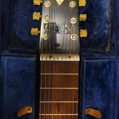 Eddie Alkire 10 String E Harp 1948 White image 3