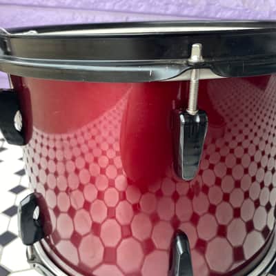 Pearl Export 8x12” Tom- 2000s - Red wine image 7