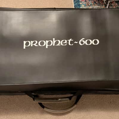 Sequential Prophet 600 61-Key 6-Voice Polyphonic Synthesizer 1982 - 1985 - Black with Wood Sides image 6