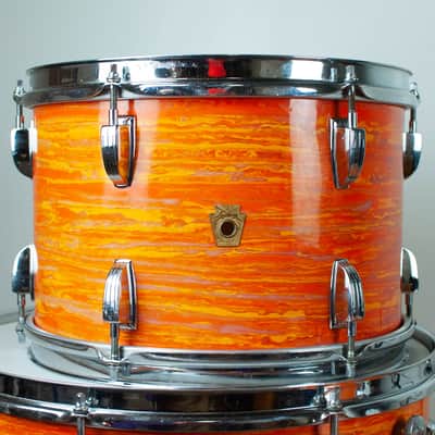 1960s Ludwig "Mod Orange" Drum Set image 10