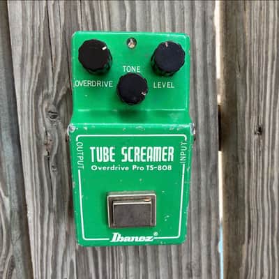 Ibanez TS808 JRC4558D MIJ Vintage Tube Screamer 1980s  - Green image 1