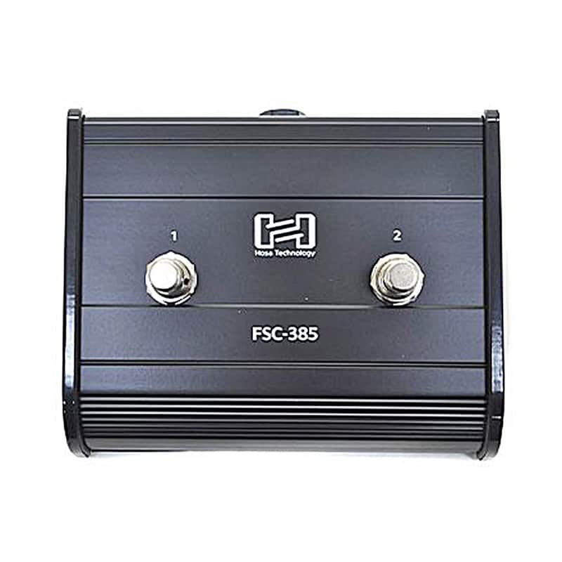 Hosa FSC-385 Dual Button Latching Guitar Amp Footswitch - TRS 1/4" - Universal image 1