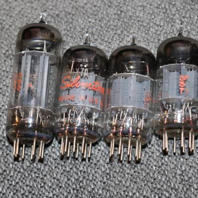 Vintage Original 1960s Silvertone 12AX7 & 6FQ7 Tubes - No Tariffs image 1