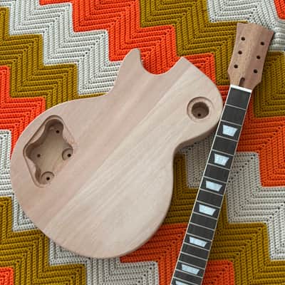 Solid Body Guitar Kit - Maple Cap Mahogany Body and Neck! - image 6