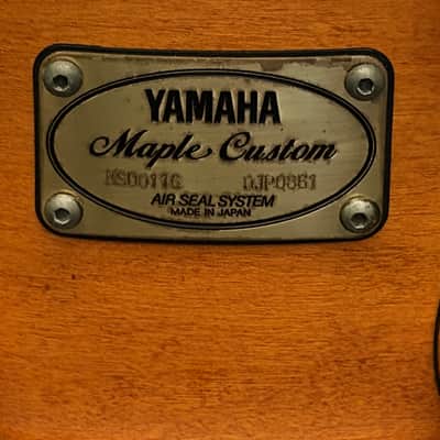 Yamaha Maple Custom MSD-0116 Snare Drum 14" x 6,5 1990's - Maple image 3
