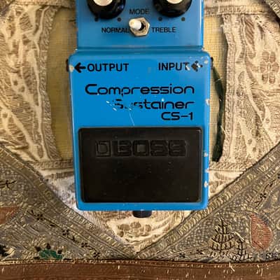 Boss CS-1 Compression Sustainer (Black Label) 1978 - 1982 - Blue image 1