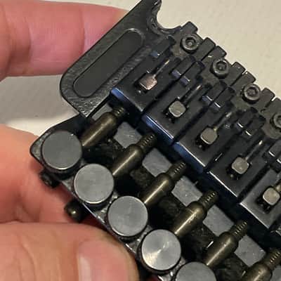 2000's Era Korean Used Licensed Floyd Rose Black Guitar Tremolo Bridge Vibrato image 14