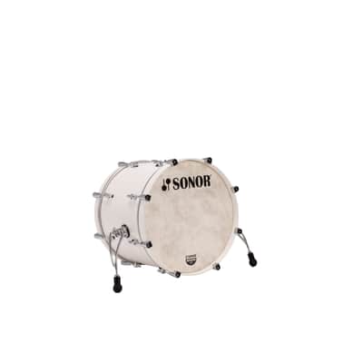 SONOR *Pre-Order* Momentum Birch Series 20x15.75" Satin Pure White Matte Lacquer Bass Kick Drum | NEW | Special Order | Authorized Dealer image 1