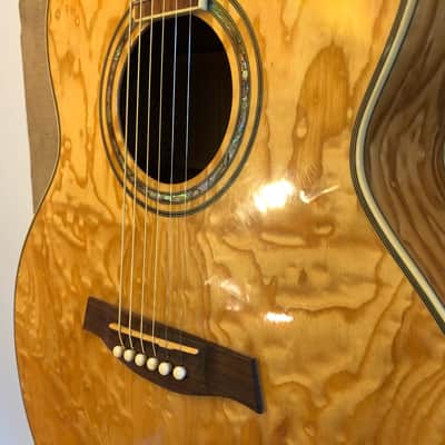 Ibanez EW20ASNT1201 Exotic Wood Series Acoustic Guitar Natural Quilted Ash image 7