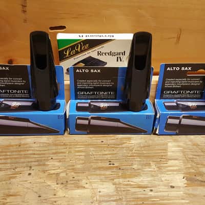 Rico Royal Graphtonite Alto Saxophone Mouthpiece(s) (2)B5 (1)A3 image 4