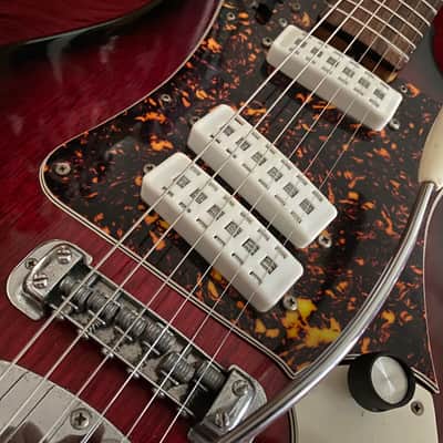 c.1965 Splendor(Hitachi Musical)SG-603 MIJ Vintage Guitar “Redburst” image 5