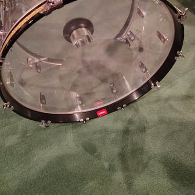Ludwig Vistalite Reissue Zep Outfit 10x14 / 16x16 / 16x18 / 14x26" Drum Set 2001 - Present - Clear image 6