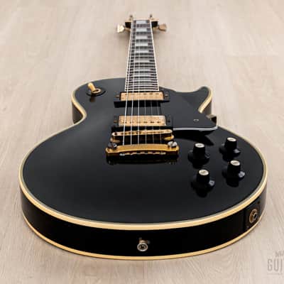 1985 Greco EGC68-500 Custom Black Beauty Vintage Guitar w/ Screamin PAFs & Case, Japan Fujigen image 10