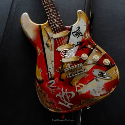 Fender Stratocaster Kamikaze Series 2nd Edition by EGC Aged heavy Relic image 23
