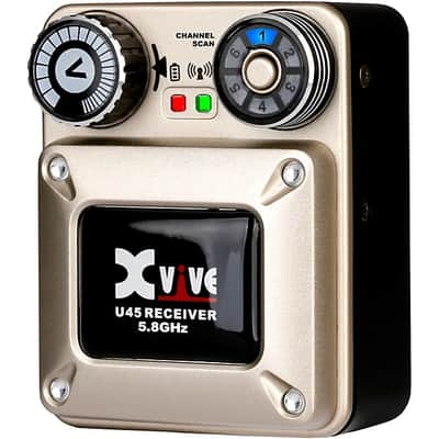 Xvive U45 In Ear Wireless System and T9 In Ear Monitors (5.8GHz) 2025 - Gold image 13