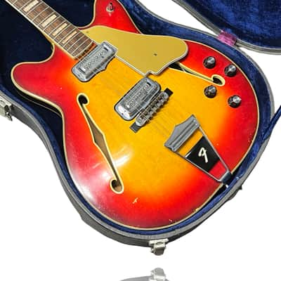 Fender Coronado II with Rosewood Fretboard 1966 - 1972 - Sunburst image 2