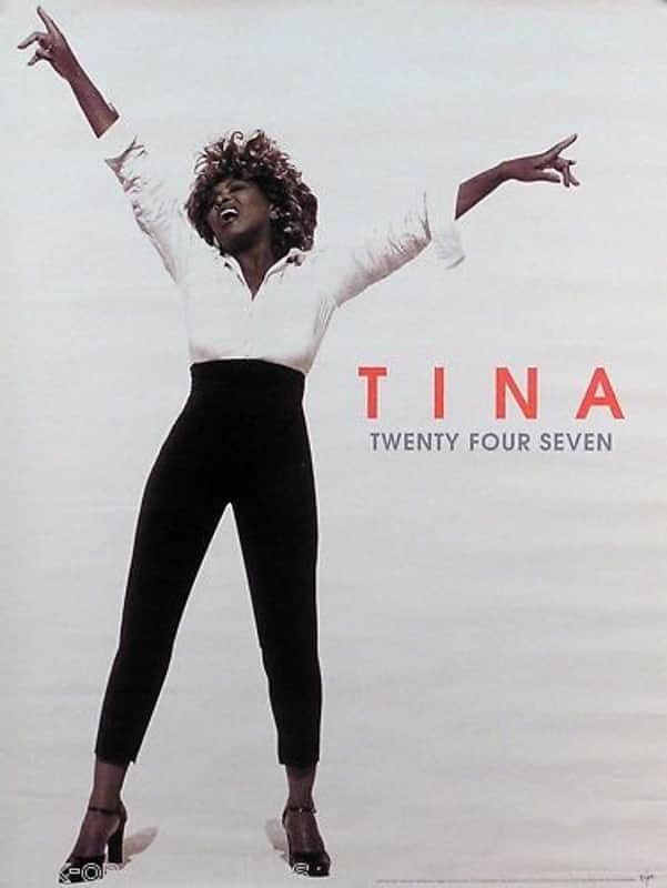 Tina Turner Twenty Four Seven New 2000 Promo Poster - r&b rock private dancer rough help tommy ike image 1