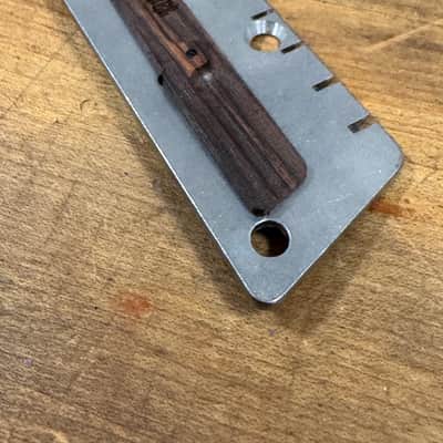Zamm Guitar Raw Steel Guitar Bridge – Made in USA Fits Danelectro Silvertone image 4