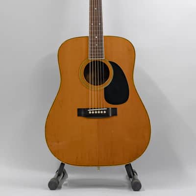 Morris W-23 Dreadnought Acoustic Guitar MIJ with Gigbag - Natural - Vintage image 2