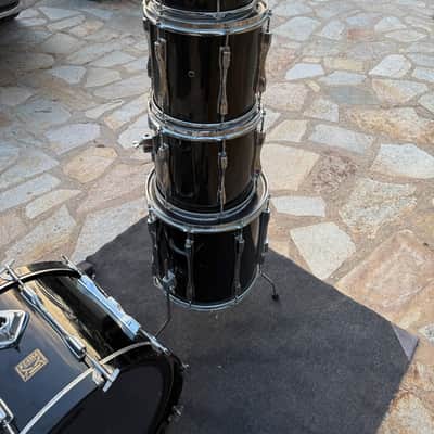 Tama Artstar Cordia Black 6pc Drum Set kit 10,12,13,16,24 Birch + Cordia!! image 18