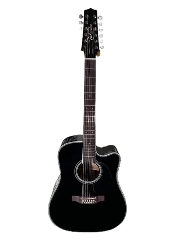 Takamine Legacy Deluxe 12-String Acoustic/Electric Guitar EF381DX (Black Finish) image 1