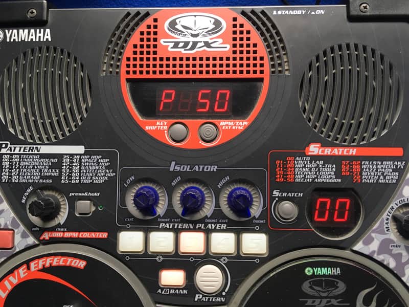 Yamaha DJX-IIB DJ Box Mixer Gear Scratch Pad Synth Groove Effects