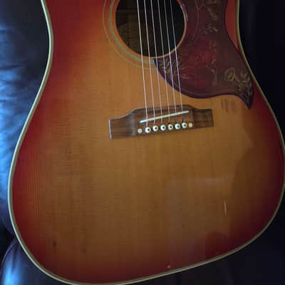 Gibson Hummingbird 1965 - Cherry Sunburst image 2