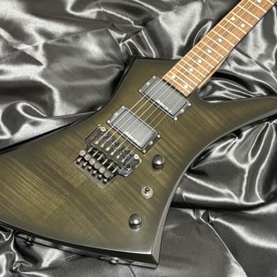 Jackson Kelly KE-4 (Jackson Stars) Late 1990s - Trans Black / Dark Transparent Black image 4
