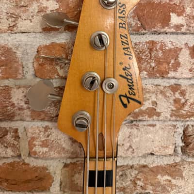 Fender Jazz Bass 1973 - Black over Mocca image 5