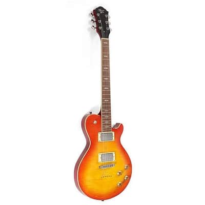 Michael Kelly Guitars, Patriot Decree Standard Cherry Sb Chambered Ebonyfb, MKPDSCSJRA image 2