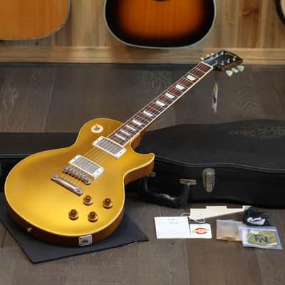 2000 Gibson Custom Shop R7 Les Paul Standard Tom Murphy Aged Electric Guitar Antique Gold + OHSC image 1