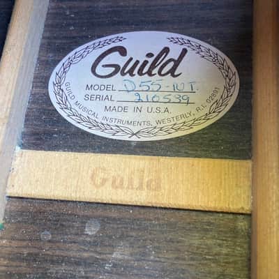 Consignment-1979 Guild D-55 NT w/ OHSC (Speer) image 9