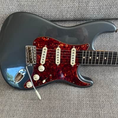Fender Custom Shop 1960s Stratocaster Partscaster Relic 2020s Charcoal Frost Metallic image 1