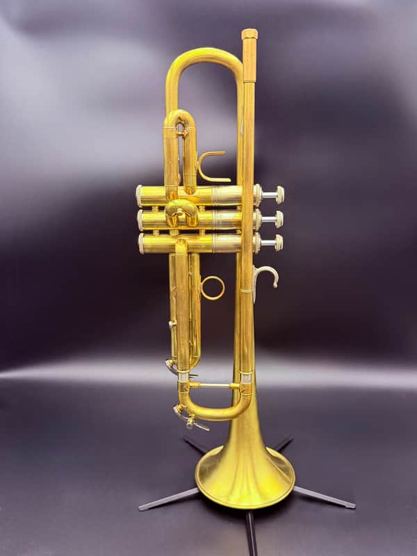 BACH STRADIVARIUS 190M37X Bb TRUMPET – RAW BRASS – MINT CONDITION – ORIGINAL BACH CASE image 1