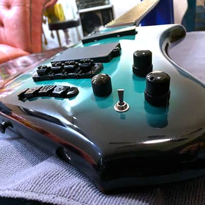 Warwick Dolphin Pro 1 / EARLY 1989 - 4 String / Seaglass Black Burst image 11