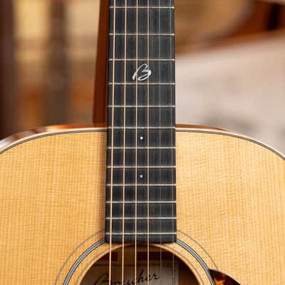 *Dread-Not Certified Used* Boucher BG-41-G Bluegrass Goose Series Gold Torrefied Adirondack/Mahogany OM Guitar w/K&K Pickup #1015 image 8
