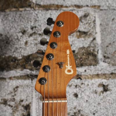 2019 Charvel DK24 Custom Shop USA HH Quilted Maple Blue Burst w/ OHSC & Paperwork image 3