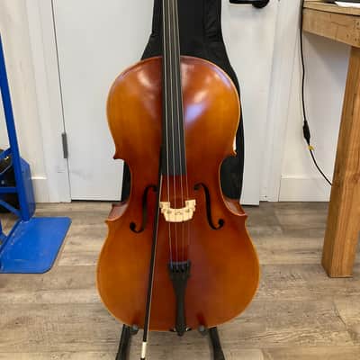 Strobel MC-75 Student Series 4/4 Size Cello W/Case image 2