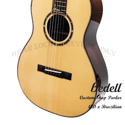 Bedell FS-P-AD/BR Fireside Parlor Adirondack Spruce & Brazilian Rosewood handcraft guitar image 3
