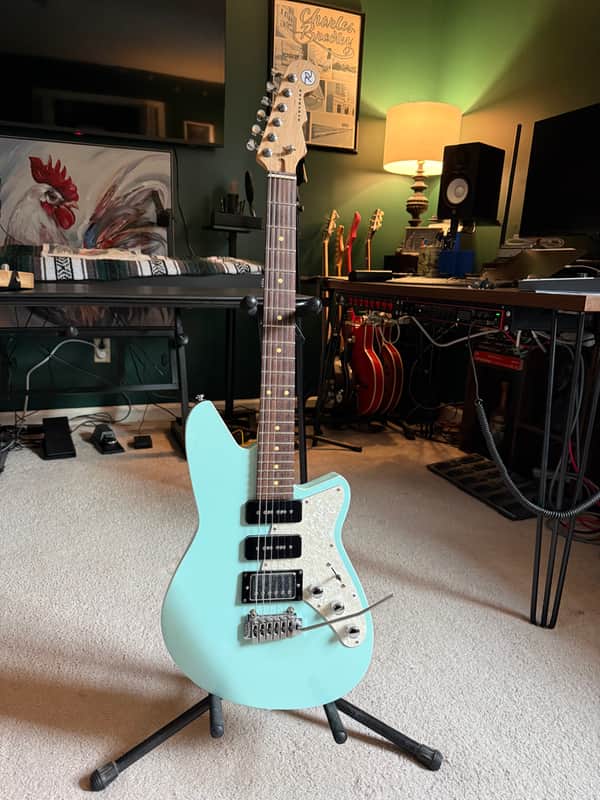 Reverend Six Gun HPP with Rosewood Fretboard 2021 - Present - Chronic Blue with Black Pickups