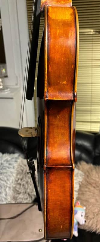 Josef Bohumil Herclick Viola 43,4 1926 - legno con vernice ad alcool image 1