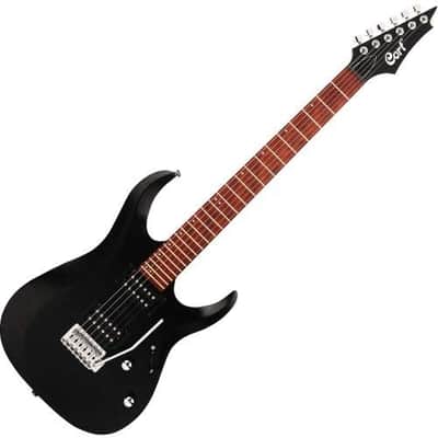 Cort X Series X100 Electric Guitar, Open Pore Black, X100OPBK image 10