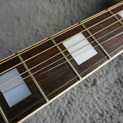 Morris MWH-03-RS MIJ Dreadnought Acoustic Guitar w/ Hard Case image 7