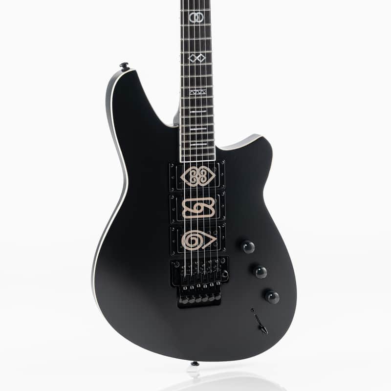 Reverend Vernon Reid Signature The Darque Electric Guitar - Satin Midnight Black image 1