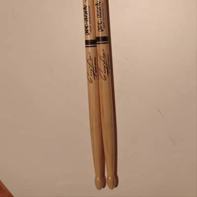 Vintage Pro Mark Gerry Brown "New Generation" Hickory Drumsticks Late 80s-early 90s - Lacquered Hickory image 2