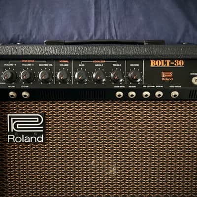 Roland Bolt 30 2-Channel 30-Watt 1x12" Guitar Combo 1979 - 1984 - Black image 5
