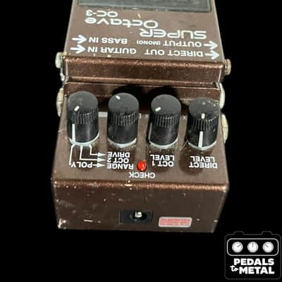 Boss OC-3 Super Octave (Dark Gray Label) 2003 - Present - Brown - X17763 image 3