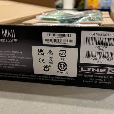 Line 6 DL4MKII green/black delay modeler pedal 2022 - Green imagen 4