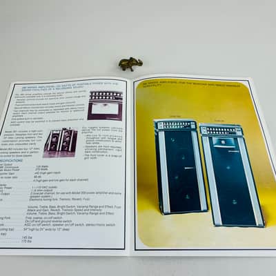 Acoustic Amplifiers Catalog with Reply Card 1970 image 5
